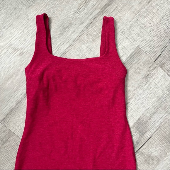 BEYOND YOGA Spacedye Icon Midi Dress dragonfruit sangria pink Magenta Size Small - Picture 5 of 12